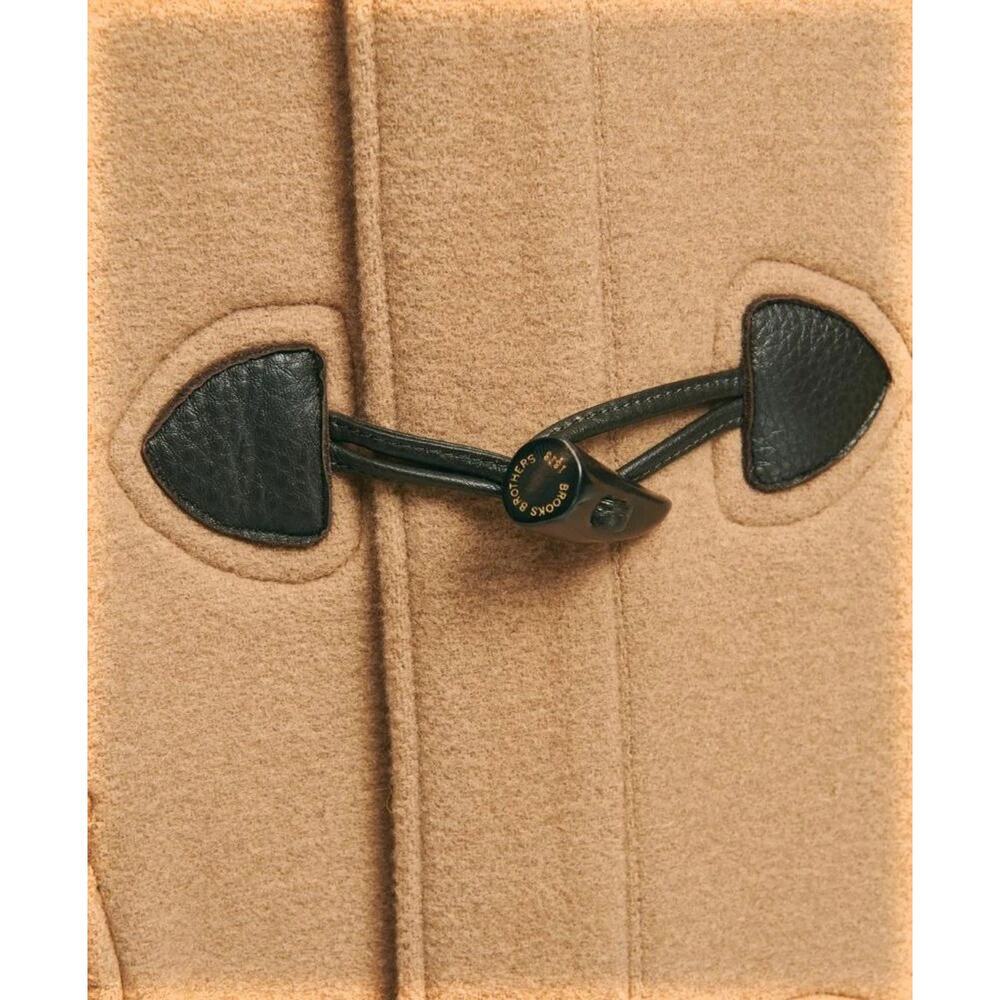 Brooks Brothers Camel Wool Duffle Coat M Hooded Toggle Winter Jacket NWOT - Picture 7 of 12